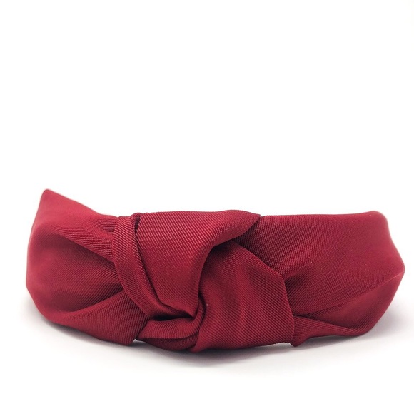 Red Knotted Headband | Hair Accessories, Hairband - Picture 3 of 3